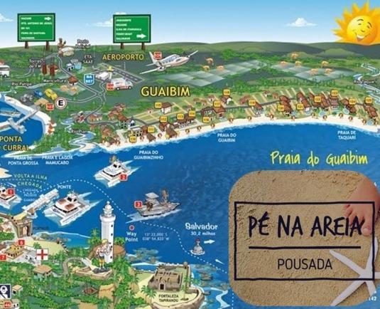 Suites Pé na Areia Guaibim Exterior foto
